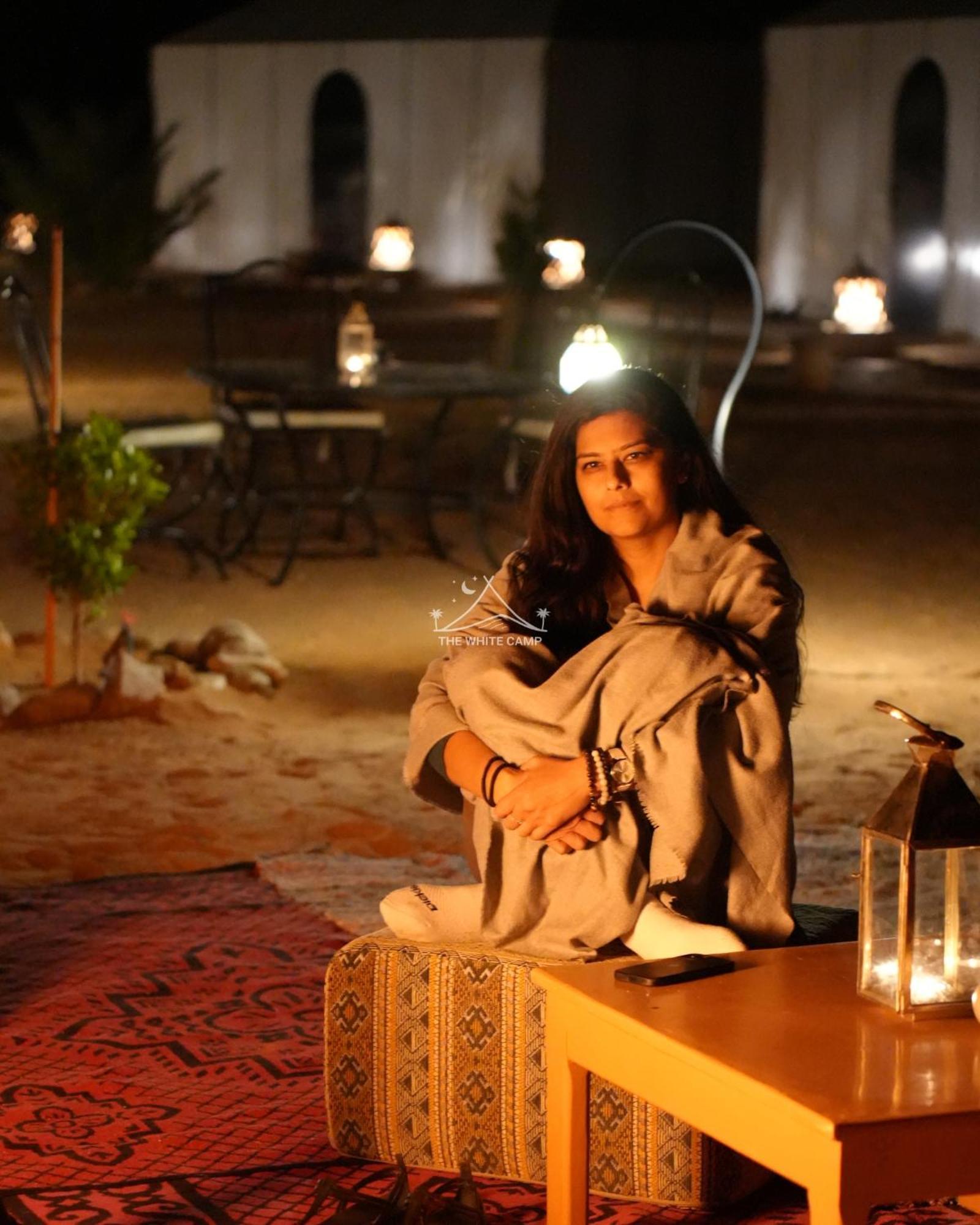 The White Camp - Your Merzouga Luxury Desert Camp & Erg Chebbi Dunes Camel Riding 외부 사진